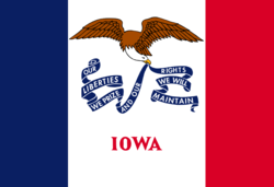 アイオワ州の州旗