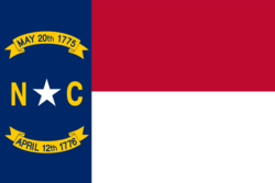 ノースカロライナ州の州旗