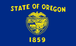 オレゴン州の州旗