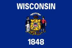 ウィスコンシン州の州旗