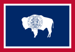 ワイオミング州の州旗